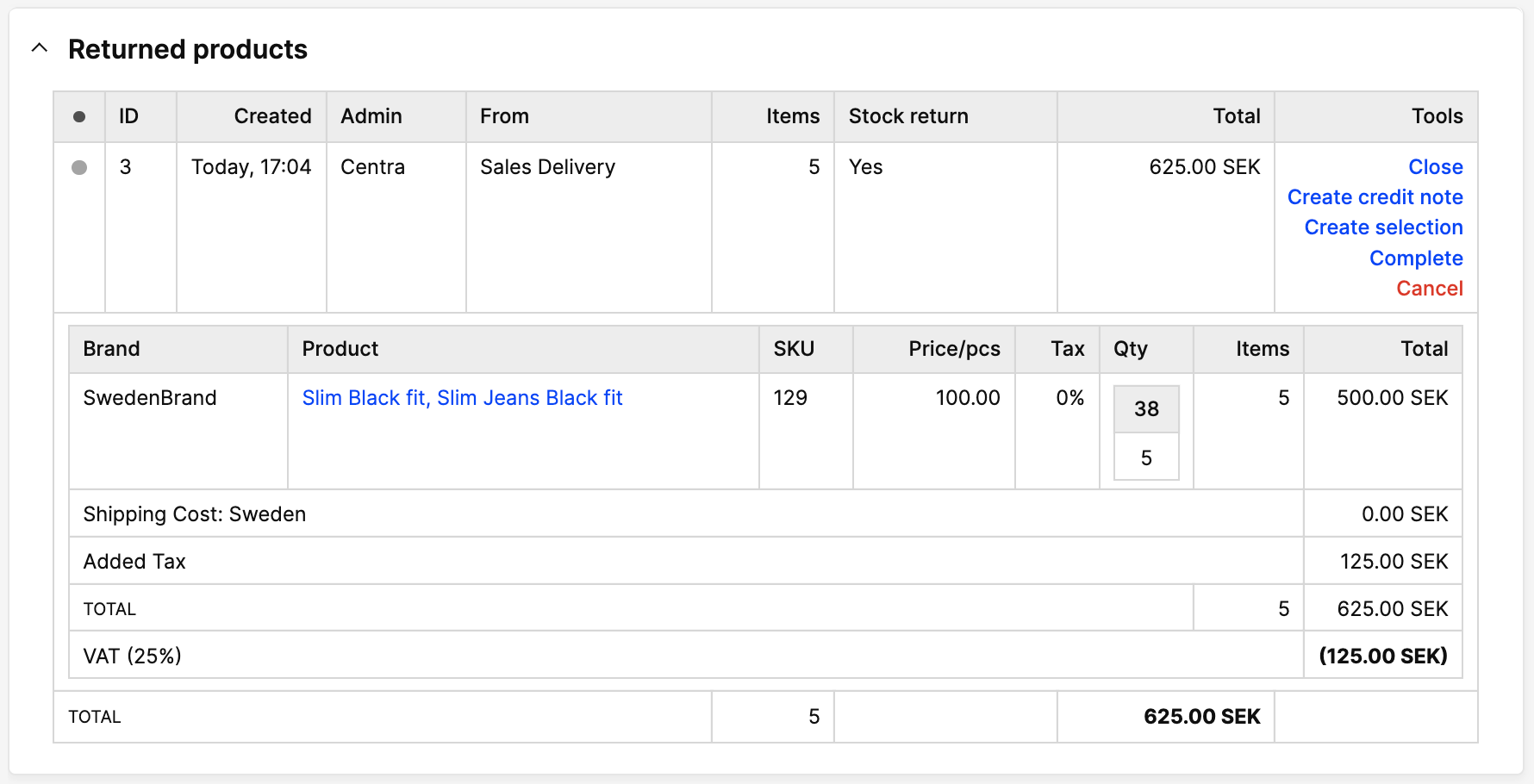 Creating Credit Notes In B2B Centra Support